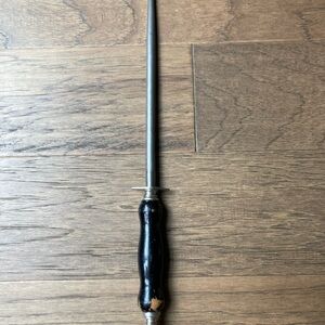 Vintage F. Dick Germany Arrow 16” Blk Handle Knife Sharpener